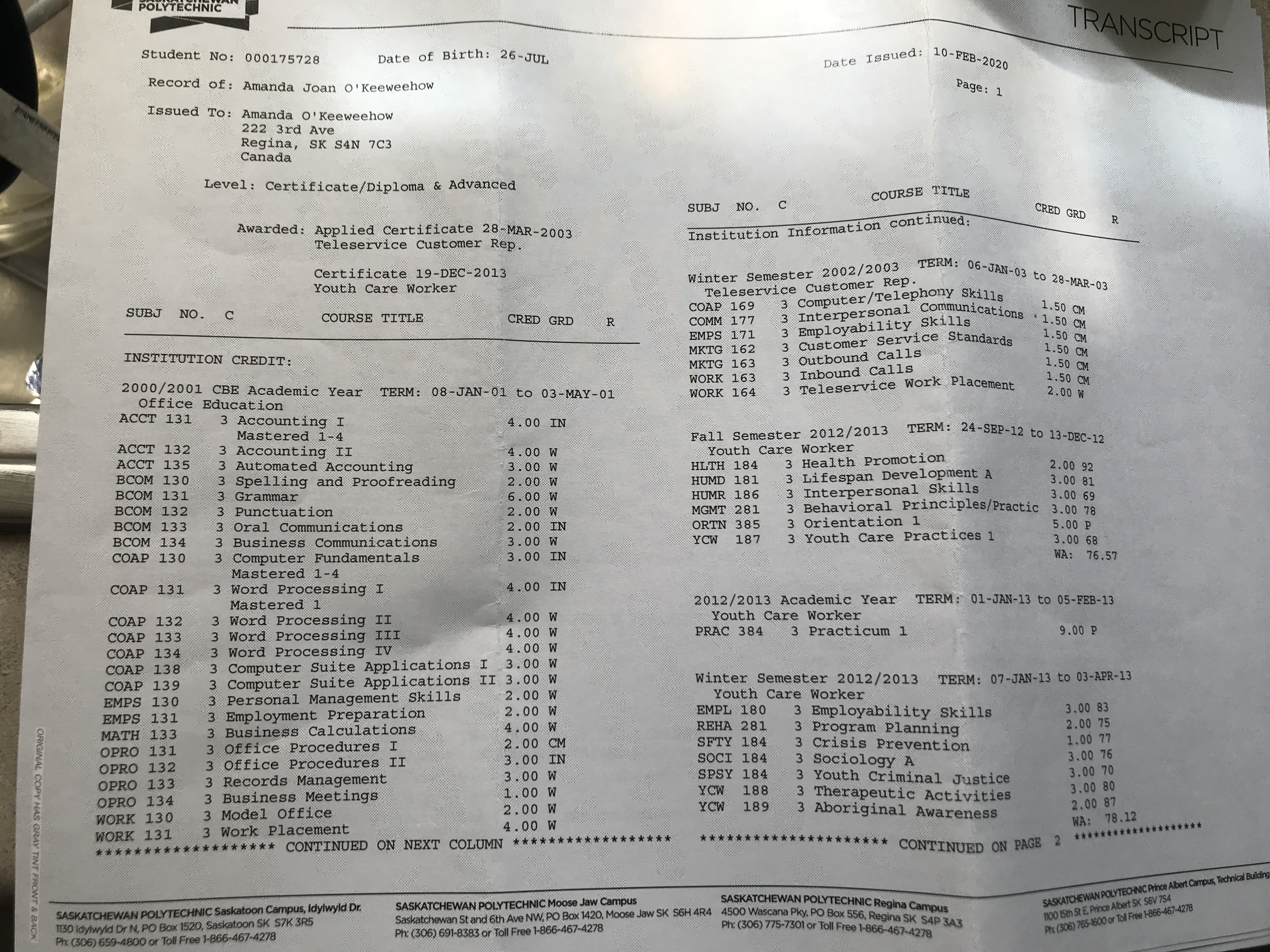 transcripts – Indigenous Learning Centre
